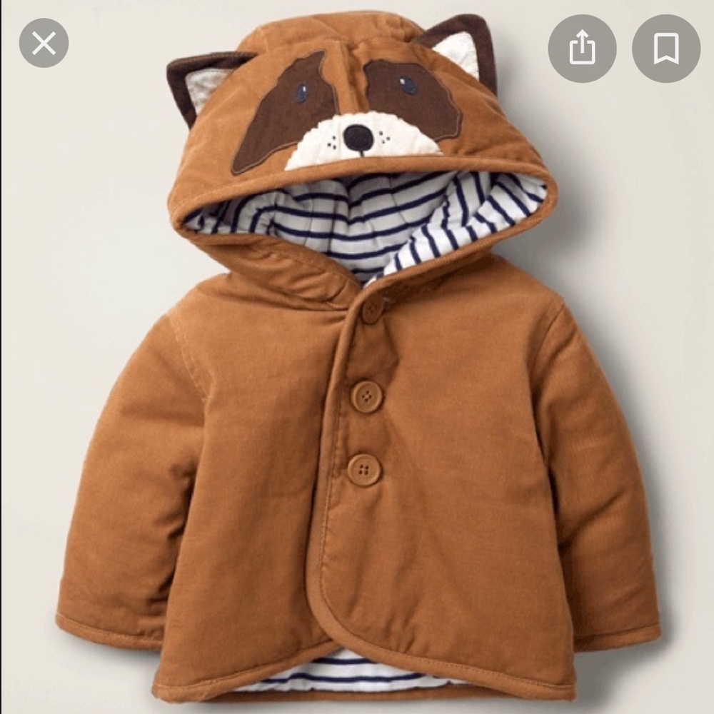 Boden Corduroy Puppy Coat, Like New